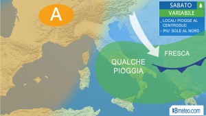 meteo italia sabato