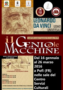 mostra leonardiana - manifesto