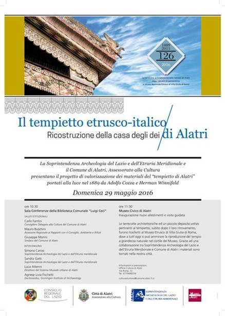 inaugurazione tempietto etrusco