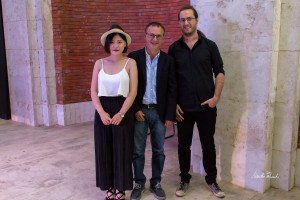 Fabrizi con Junijie Wang & Federico Rubin (Ferrara) - foto di Nando Potenti