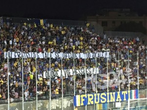 Striscione Frosinone-Messina