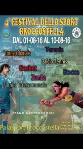 Locandina festival sport broccostella