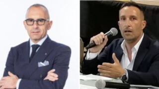 Il presidente Alfredo La Rocca (a sx) e il vicepresidente Alessio Faustini