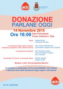 Donazione parlane oggi