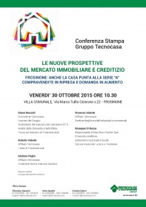 Invito Conferenza Stampa Tecnocasa Frosinone 30.10.15