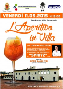 locandina Aperitvo in Villa