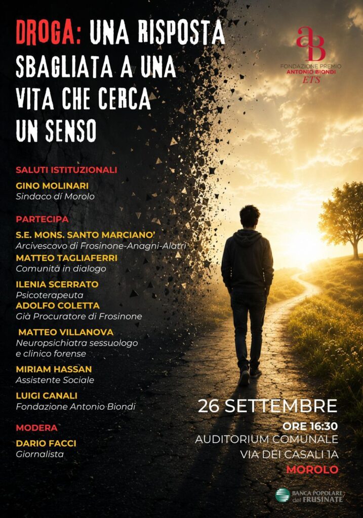 LOCANDINA CONVEGNO DROGA 26-09-2026 - TG24.info