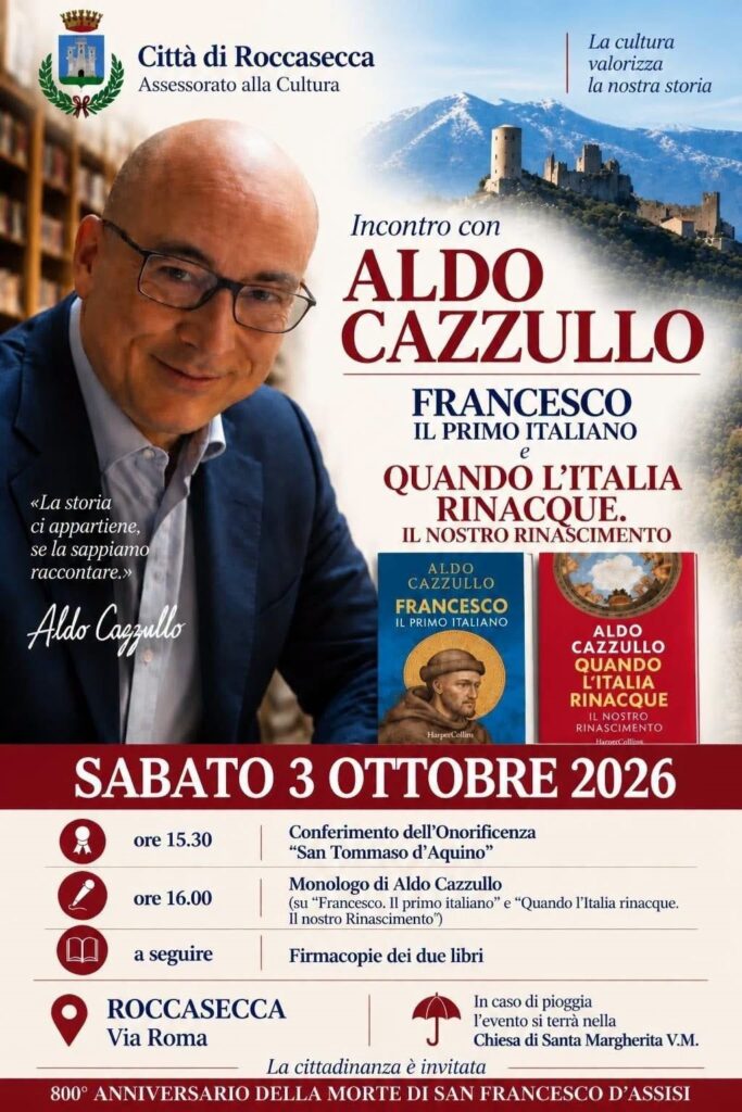 locandina_cazzullo_3ottobre - TG24.info